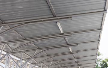 installing Churchstoke metal roofing