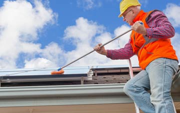 Churchstoke soft wash roof cleaning